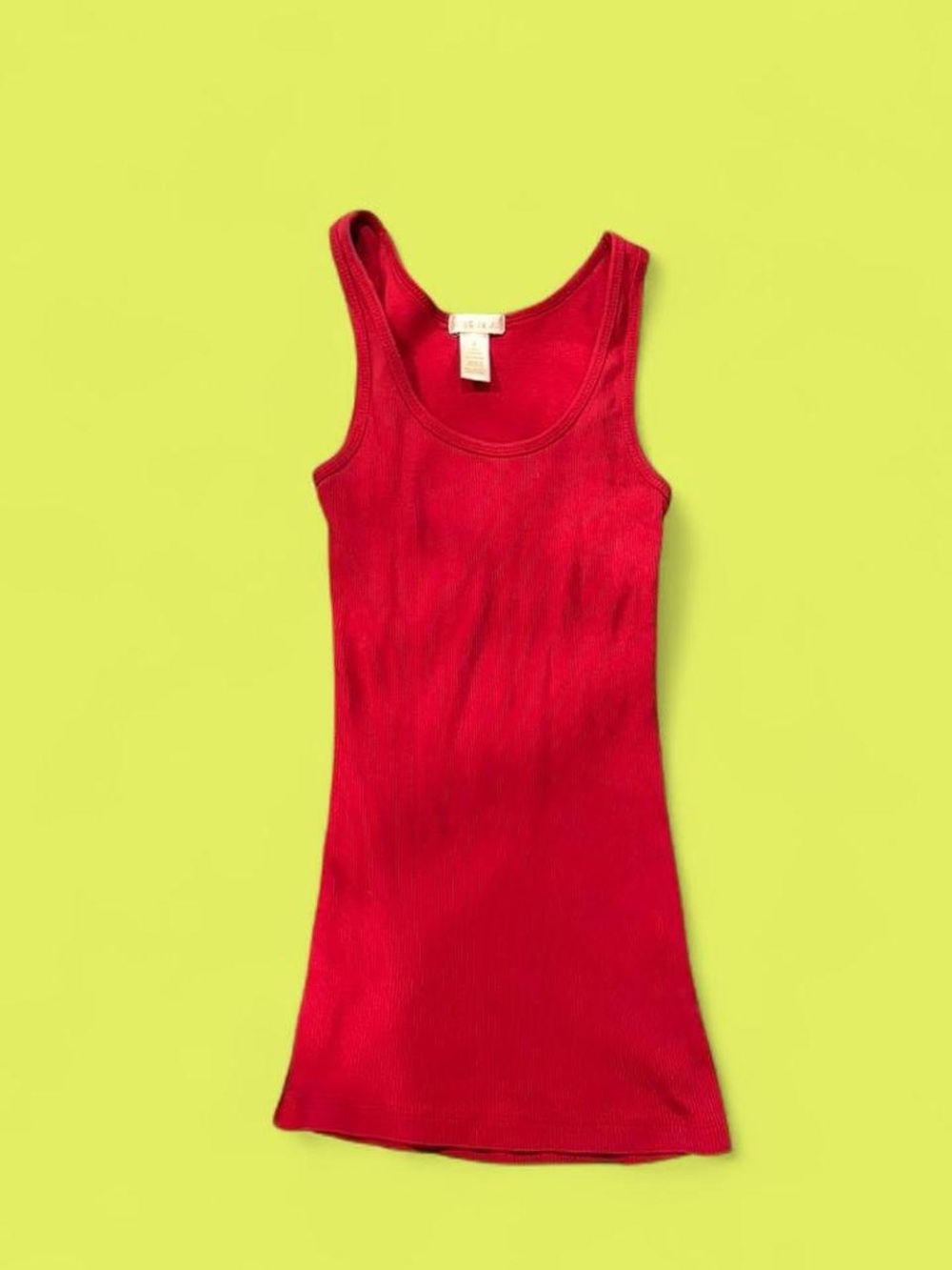 Wet Seal Hot Pink Ribbed Tank Top
